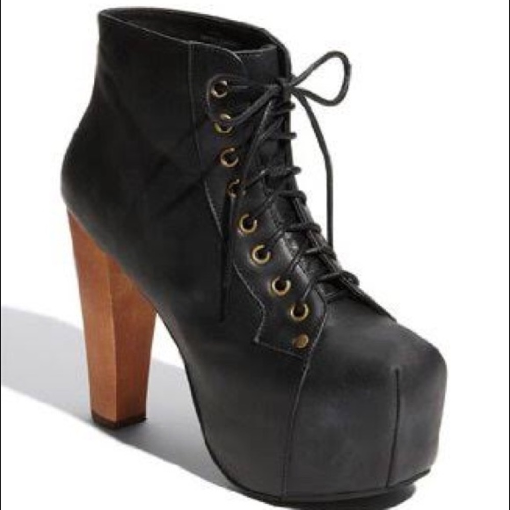 JEFFREY CAMPBELL Lita Boots, Havana Last, 7M